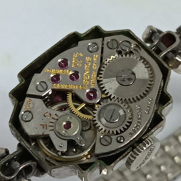 VINTAGE Benrus Women\'s 17 x 19mm Manual Wind 17 Jewel Swiss Made Cocktail Watch main image 10